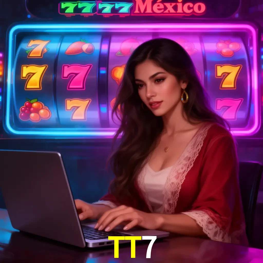 TT7 Slots - tragamonedas, RTP y control Tragamonedas TT7 con símbolos, saldo móvil y reglas de apuesta visibles
